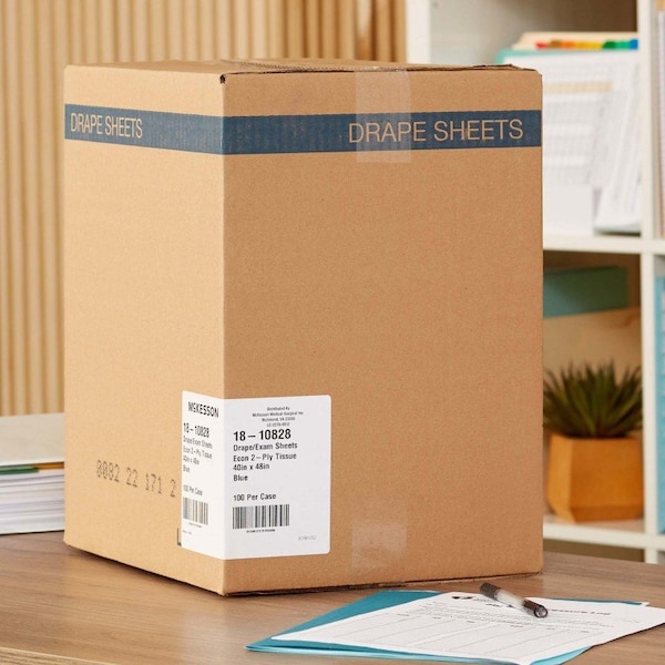 Mckesson Nonsterile Physical Exam General Purpose Drape, 40 x 48 Inch, 100PK 18-10828 - main